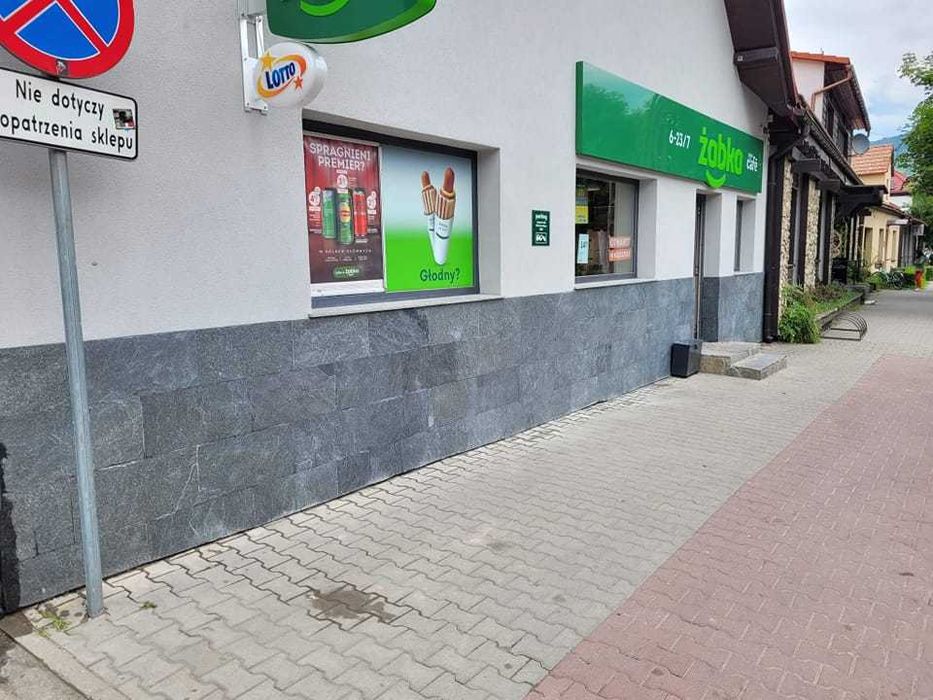 Płytki Łupek Silver Grey naturalny 30x60x1,2 cm Kamień Elewacyjny