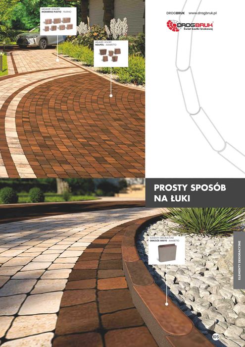 NOWOŚĆ obrzeże do łuków BREVE firmy DROGBRUK
