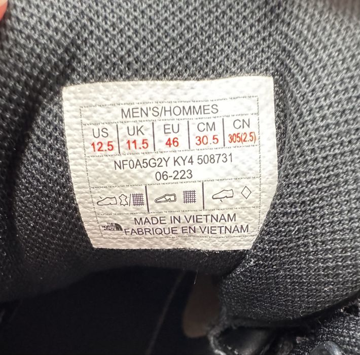 НОВІ The North Face Back-To-Berkeley III Textile WP розмір 46 EU
