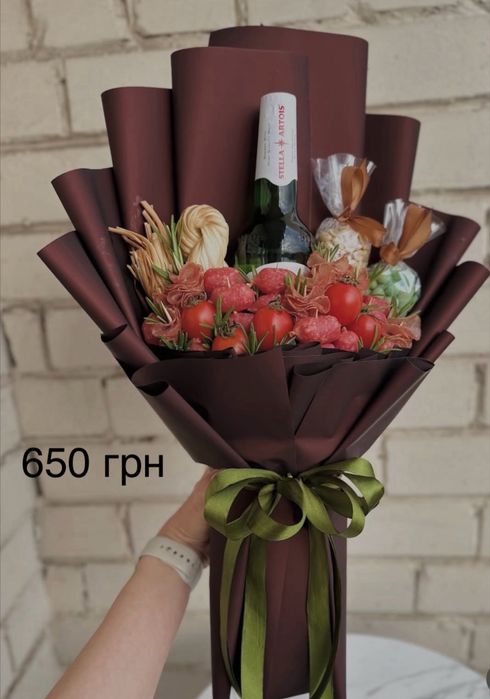 Подарунковий бокс букет запаска для чоловіка хлопця на день закоханих