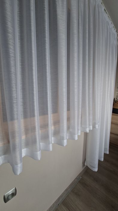 Firanka  zestaw  balkonowy 300 cm +220 cm