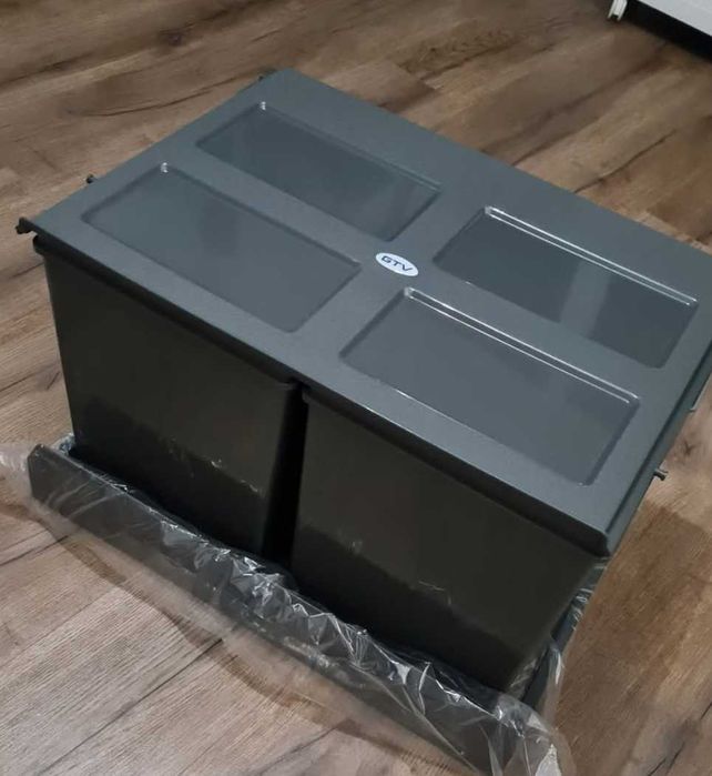 Nowy GTV kosz na śmiecie segregator 60cm 2x27l
