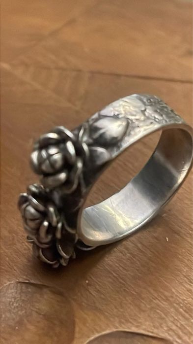 ORNO pierscionek z koralem