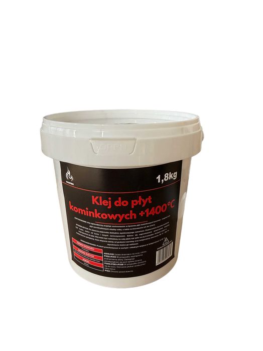 Klej kominkowy 1400°C do płyt i szamotu 1,8 kg