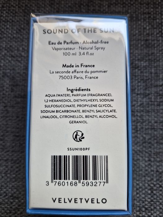 Velvetvelo sound of the sun 100ml edp