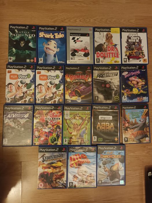 Sprzedam gry na konsolę PlayStation 2 ps2 psx ps one