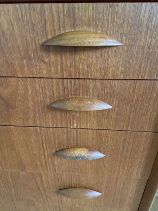 Komoda tekowa vintage mid century