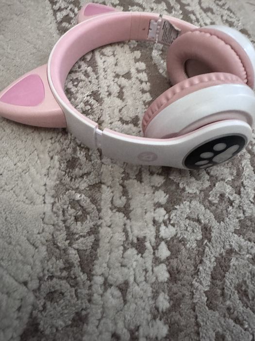 Бездротові навушники з котячими вушками музичний блютуз