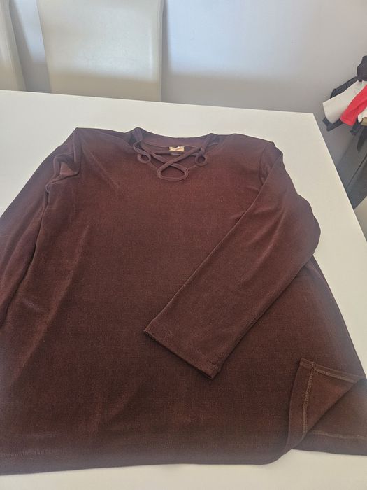 Blusa castanha tam. L