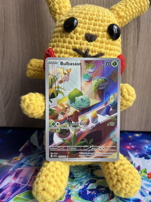 Bulbasaur Full Art - 143/142 - Stellar Crown
