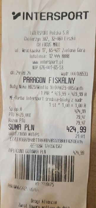 Buty sportowe do biegania Nike Air Winflo 10