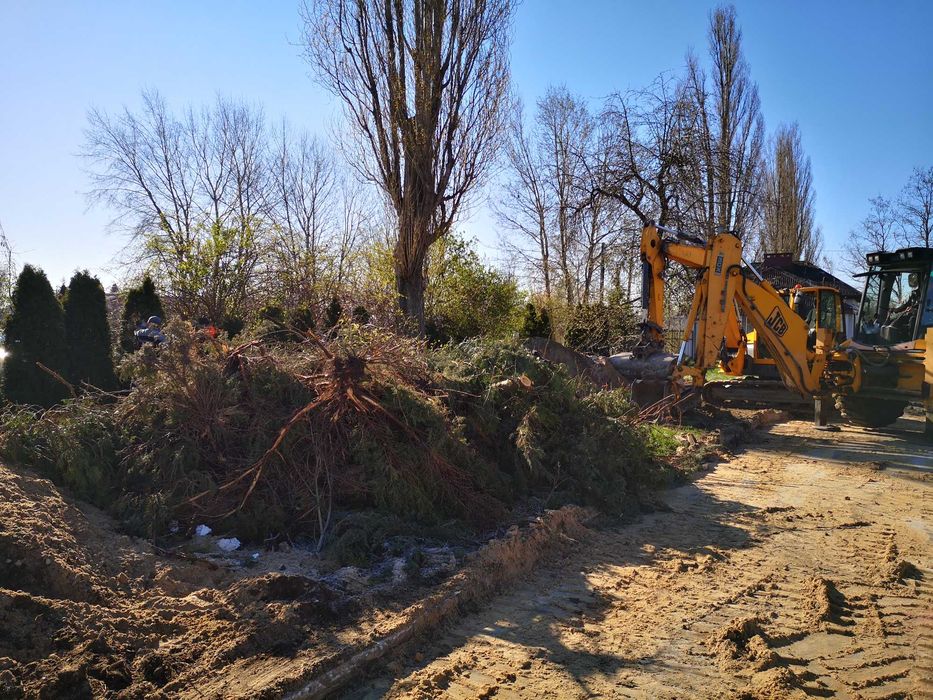 Usługi koparko ładowarką, prace ziemne