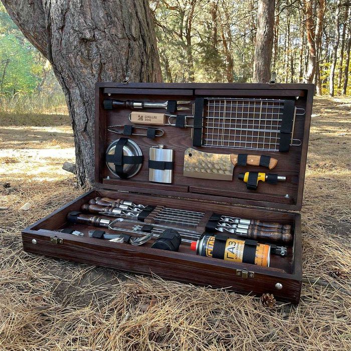 Набір шампурів у кейсі ХАМЕЛЕОН 2.0 BS92 Набор шампуров в кейсе