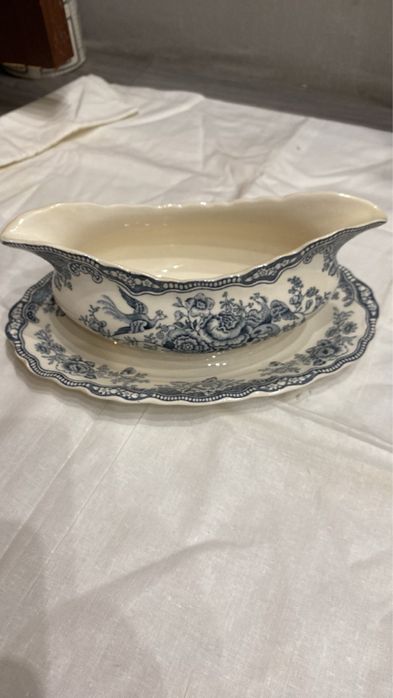 Соусник на блюде Crown Ducal винтажный