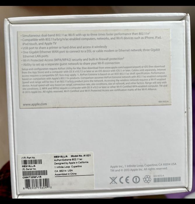 Wi-fi роутер Apple