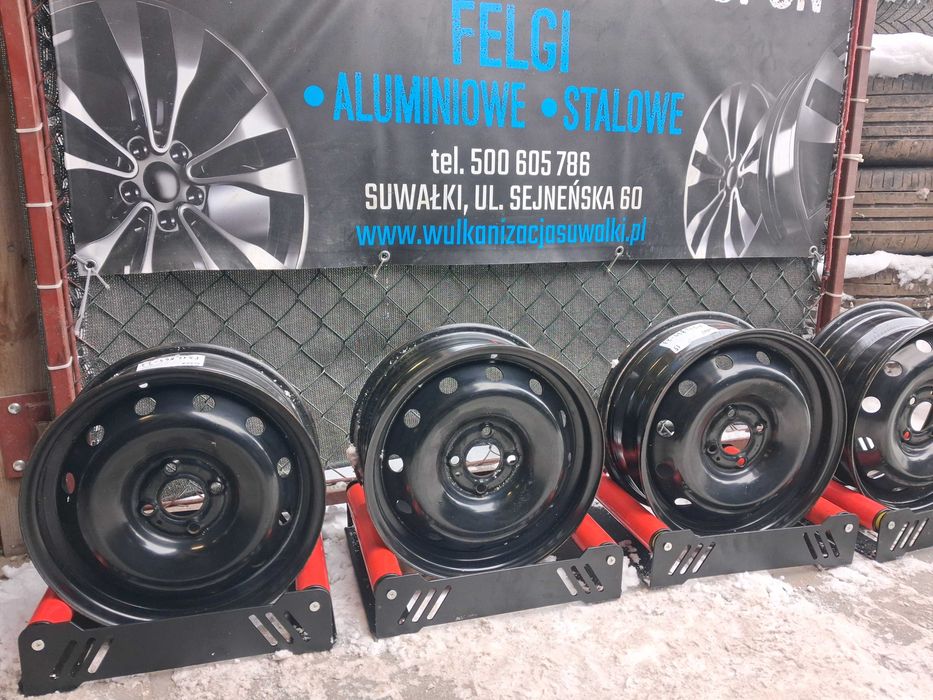 4x felgi R15 4x100 Dacia Sandero Logan Renault Clio Nissan Note Micra