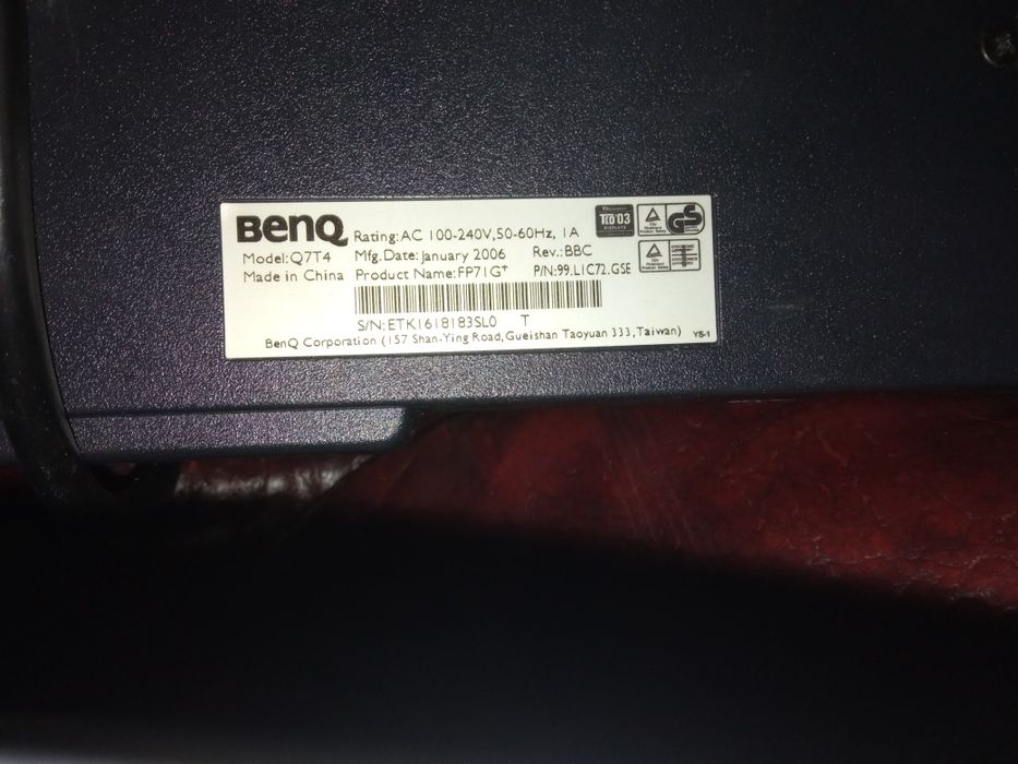 Monitor BenQ 17 cali stan BDB Tanio Okazja
