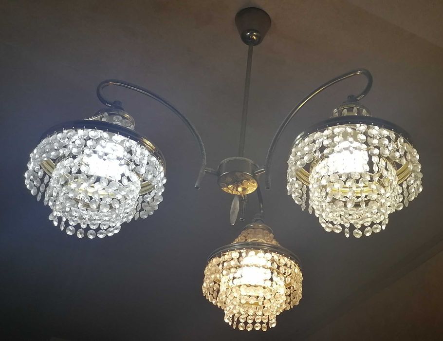 Люстра Чешская хрустальная