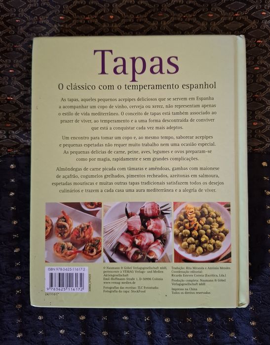 Livro Tapas - O clássico com o temperamento espanhol