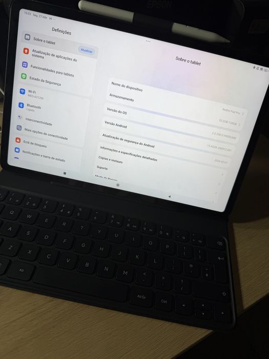 Redmi pad pro 6gb ram / 128gb armanezamento com capa teclado e caneta da marca