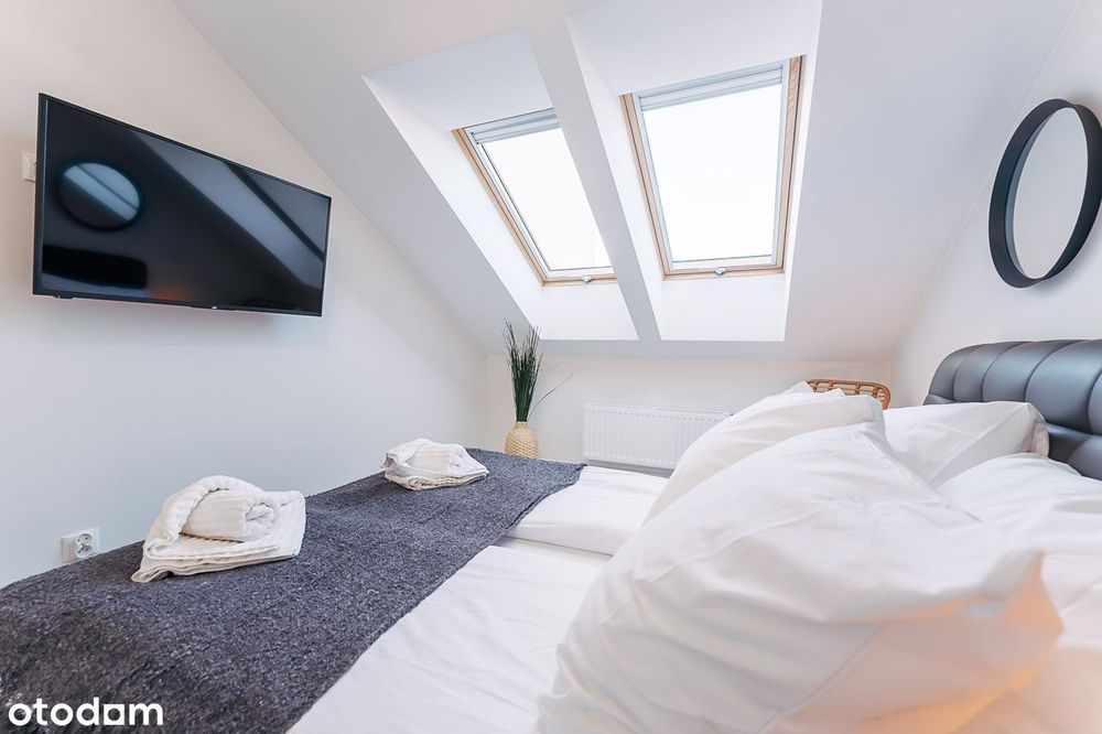 Apartament w Grzybowie, 100 m od plaży, w pełni wyposażony