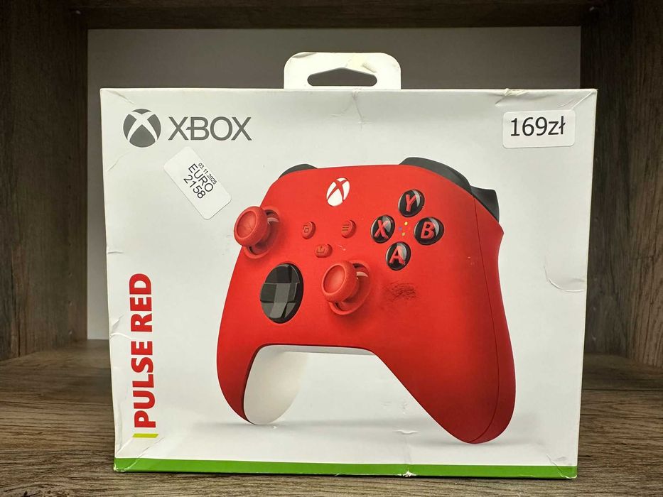 Pad kontroler bezprzewodowy XBOX PULSE RED czerwony bdb gwarancja