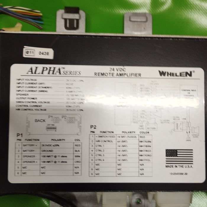 Generator WHELEN 24V 200W 2955L