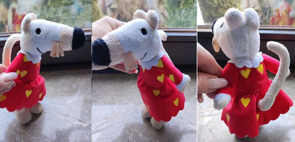 maisy mouse pluszowa miękka zabawka kłapouchy osiołek pluszak maskotka