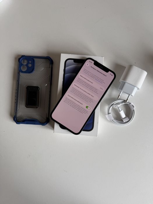 iPhone 12 128gb czarny bateria 100% komplet