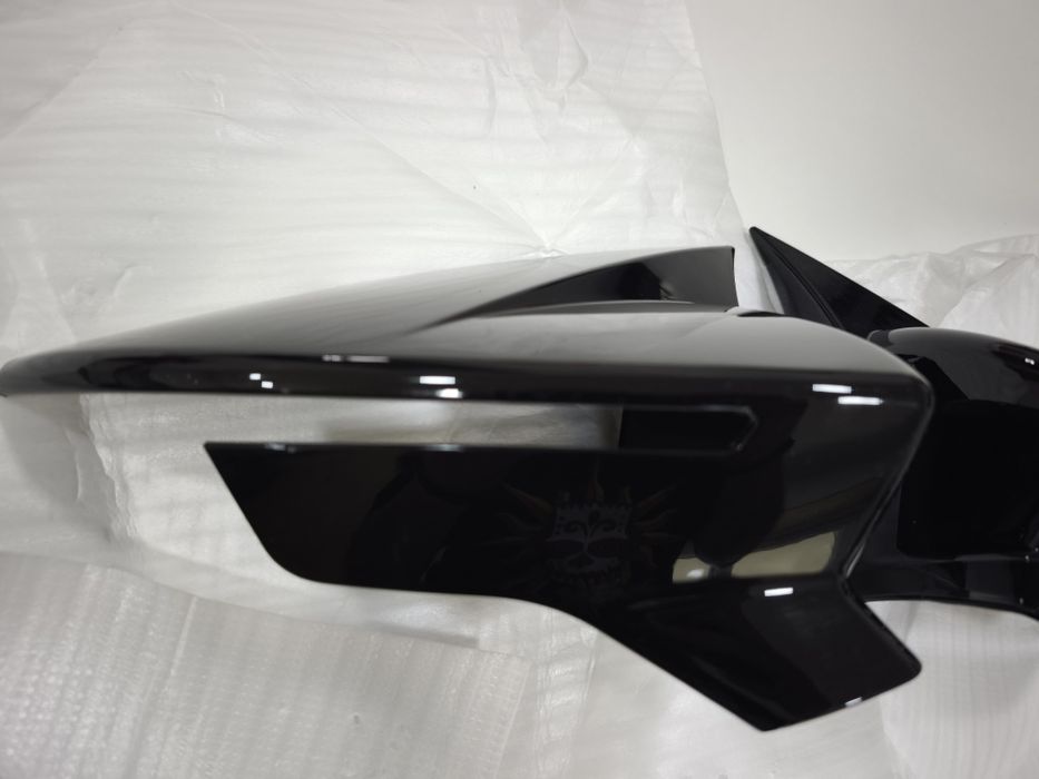 Capas espelhos SEAT Leon 5F mk3, Ibiza 6F mk5 preto brilhante - novas