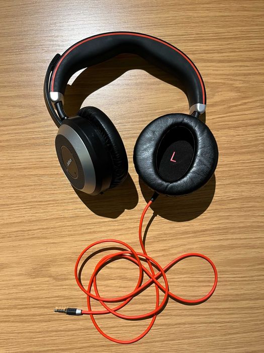 Auriculares Jabra Evolve 80 HSC019 - ligeira imperfeição
