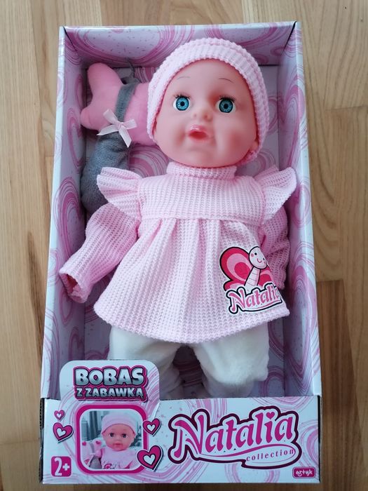 Lalka Natalia bobas z motylkiem zabawką