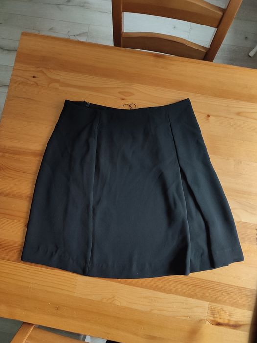 Zara, spódniczka,  czarna spódnica mini, NOWA, XS,