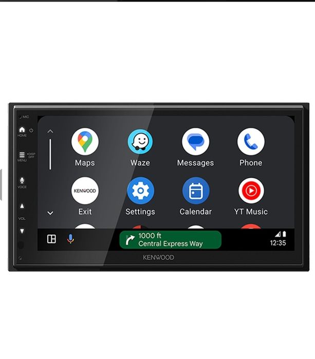 Rádio KENWOOD Android Auto e Carplay Auto