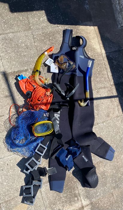 Conjunto pesca submarina