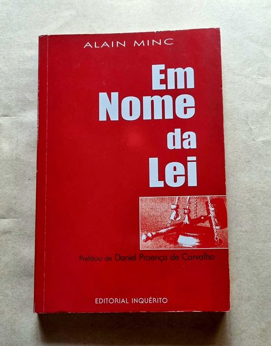 Em nome da Lei - Autor Alain Minc