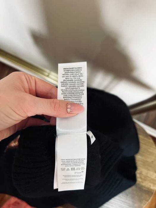 Czarny sweter z misiami RL Ralph Lauren