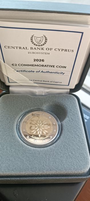 Chipre 2026 - Moeda 2 € PROOF  Presidência da U. E.