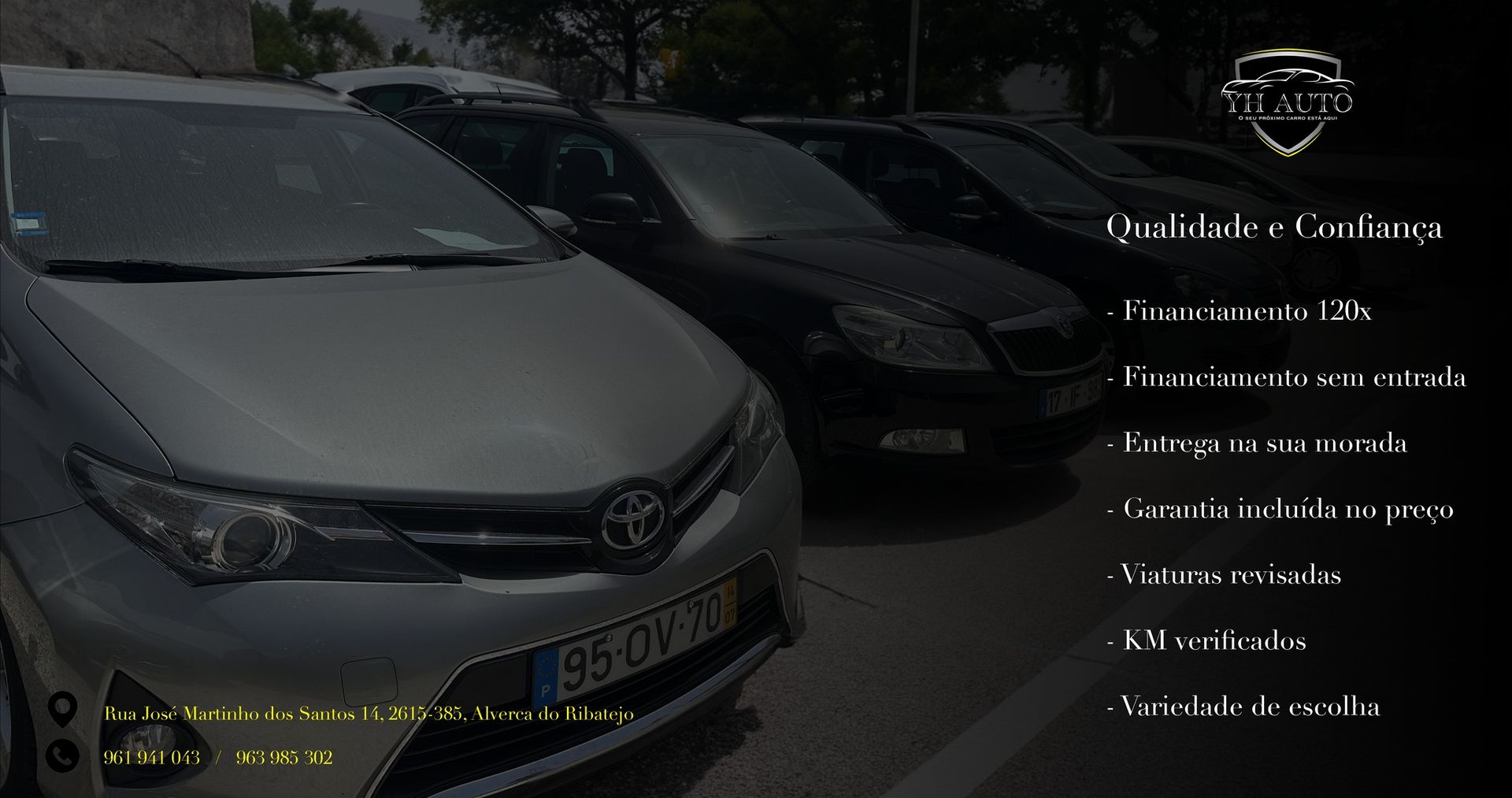 YH Auto top banner