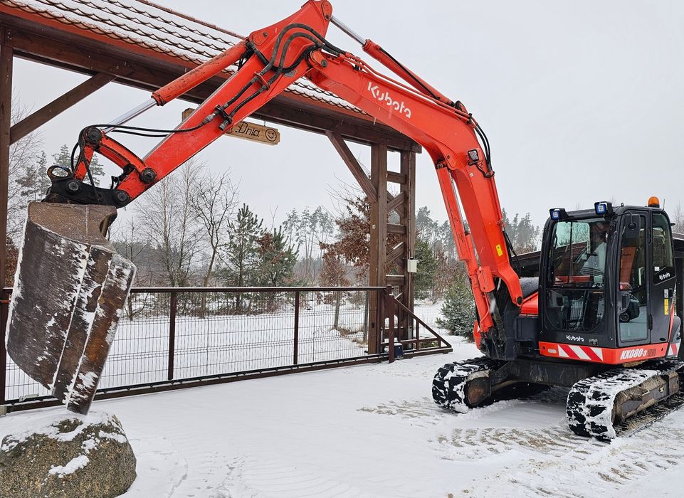Koparka KUBOTA KX080  - Rezerwacja-