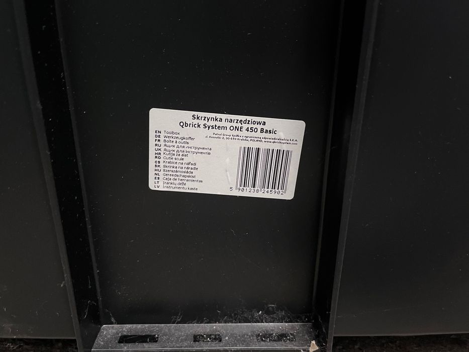 Skrzynia Qbrick System ONE 450 Basic