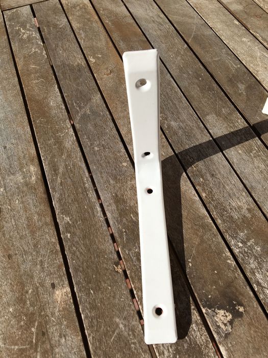 Suporte Metalico Branco Prateleira - Novo