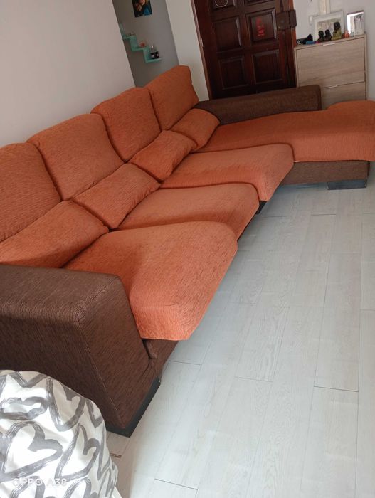 Sofá 3 lugares mais chaise longue