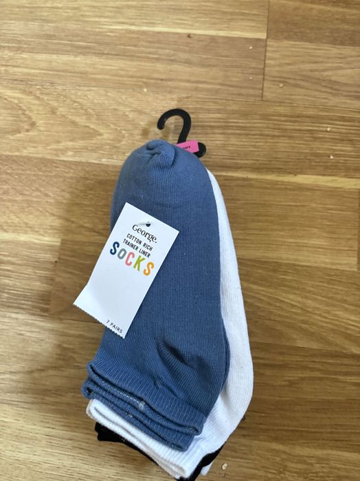 Нові шкарпетки хлопчик George короткі літо білі  23 26 27 30 36 40