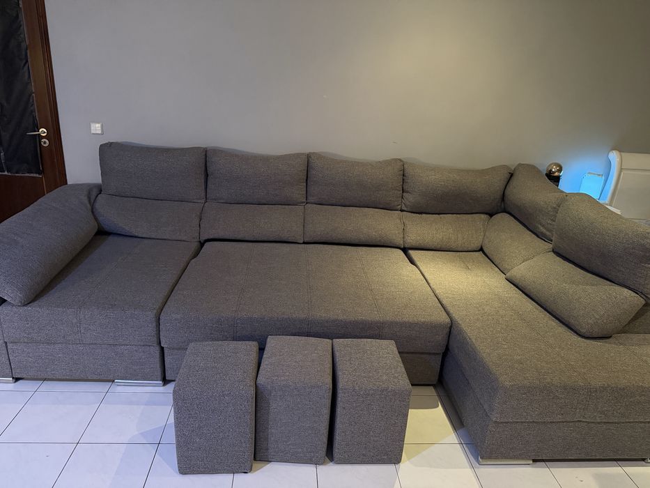 Sofa cinzento semi novo