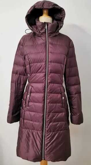 AUDIMAS - Damska Kurtka Parka Płaszcz Puchowy Down S jak Nowy !