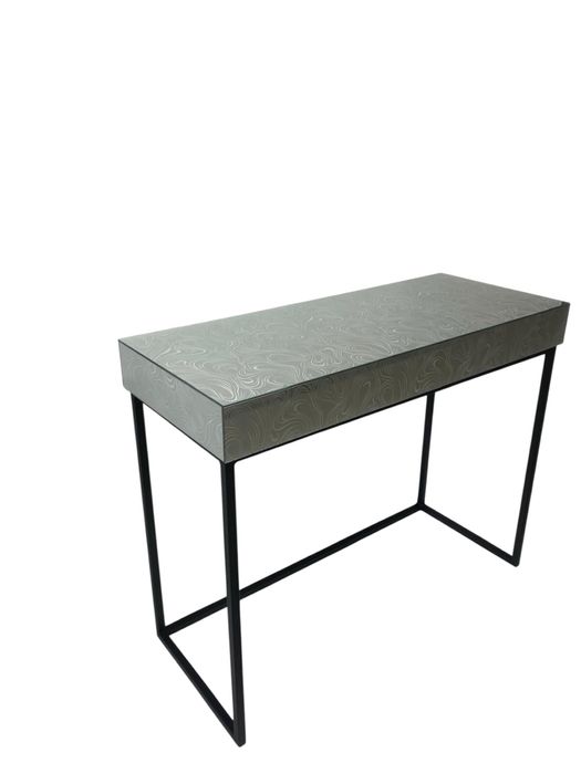 Toaletka lustrzana, czarne nogi metal, OKAZJA!!!