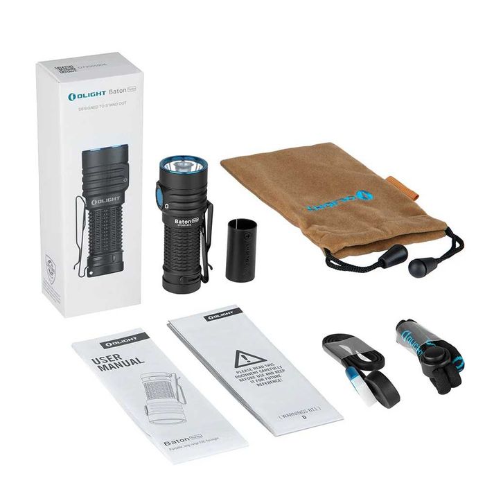 Olight Baton Turbo Ліхтар (1000 Люмен 510 Метрів) ГАРАНТІЯ 5 РОКІВ!