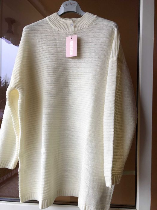 sweter damski ecru