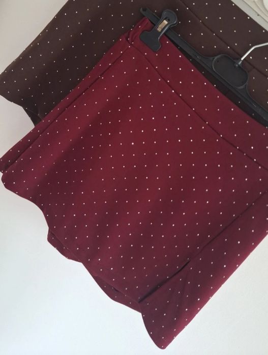 Spudniczko spodenki bordowe